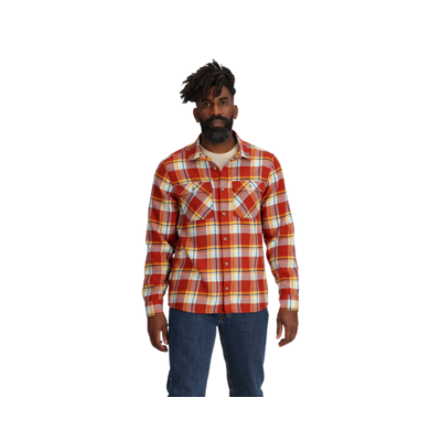 Outdoor Research Men's Feedback Flannel Twill Shirt Jupiter Plaid