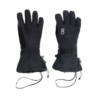 Outdoor Research Men's Revolution II Gore-Tex Waterproof Winter Ski Gloves Black