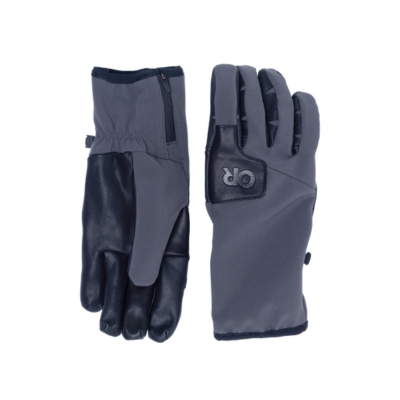 Outdoor Research Men's Stormtracker Sensor Softshell Gloves Storm/Black