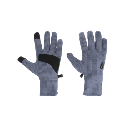 Outdoor Research Men's Trail Mix Grid Fleece Gloves Storm