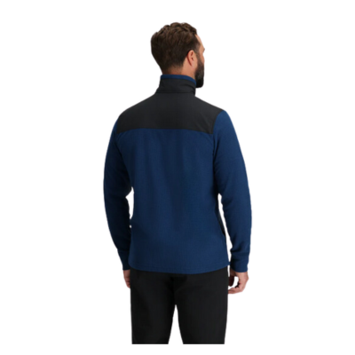 Outdoor Research Men's Trail Mix Quarter Zip Grid Fleece Pullover Cenote