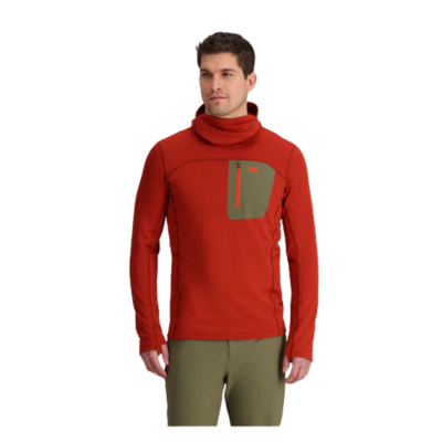 Outdoor Research Men's Vigor Grid Fleece Pullover Hoodie Jupiter