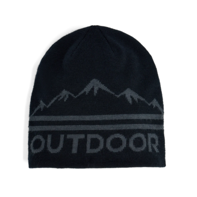 Outdoor Research OR Logo Knit Beanie Black Storm