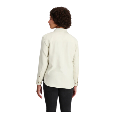 Outdoor Research Women's Feedback Flannel Twill Long Sleeve Shirt Bone