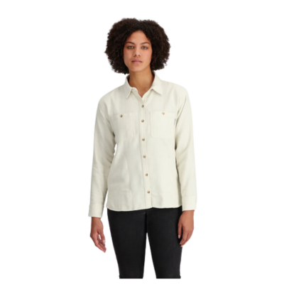 Outdoor Research Women's Feedback Flannel Twill Shirt Bone