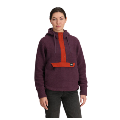 Outdoor Research Women's Grayland Fleece Pullover Hoodie Amethyst