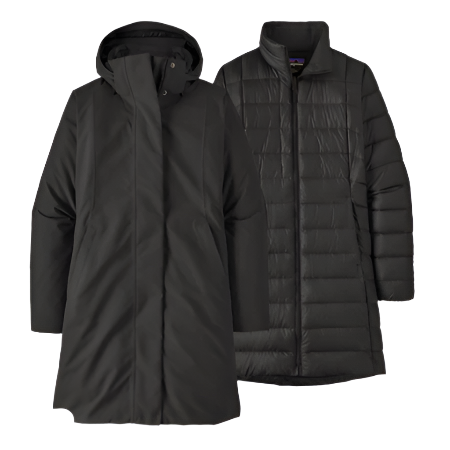 Patagoinia Women's Tres 3 in 1 Parka Black