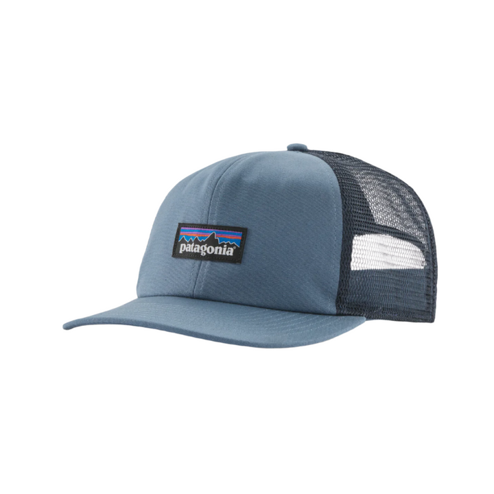 Patagonia Relaxed Trucker Hat P-6 Label Utility Blue