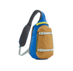 Patagonia Atom Sling 8L Patchwork Vessel Blue Closeout