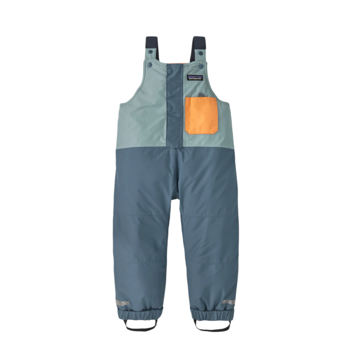 Patagonia Baby Snow Pile Winter Waterproof Bibs Themal Blue