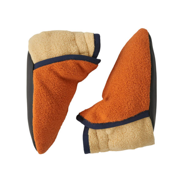 Patagonia Baby Synch Fleece Booties Beeswax Tan