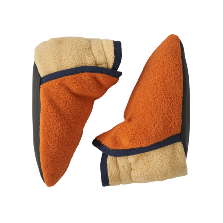 Patagonia Baby Synch Fleece Booties Beeswax Tan