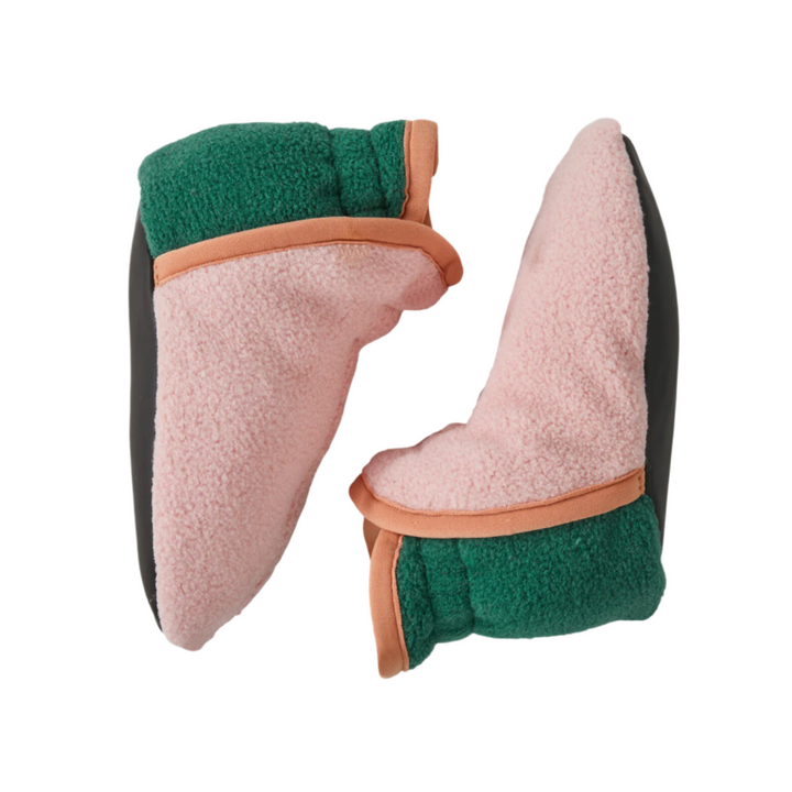 Patagonia Baby Synch Fleece Winter Booties Conifer Green