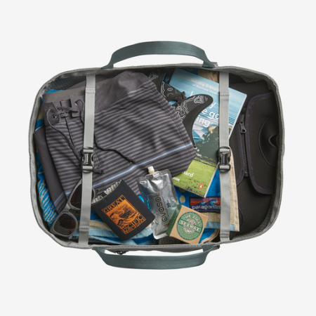 Patagonia Basin Green w/Fitz Trout Black Hole Gear Tote