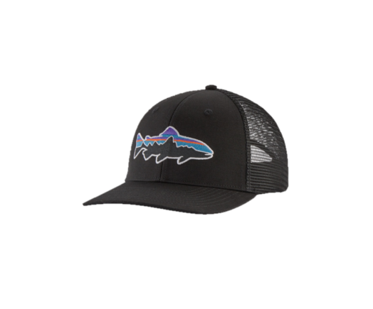Patagonia Fitz Roy Trout Trucker Hat Black