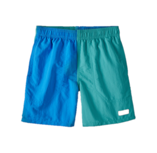 Patagonia Kid's Baggies Shorts 5in Lined - Closeout Harlequin Subtidal Blue Discount Sale