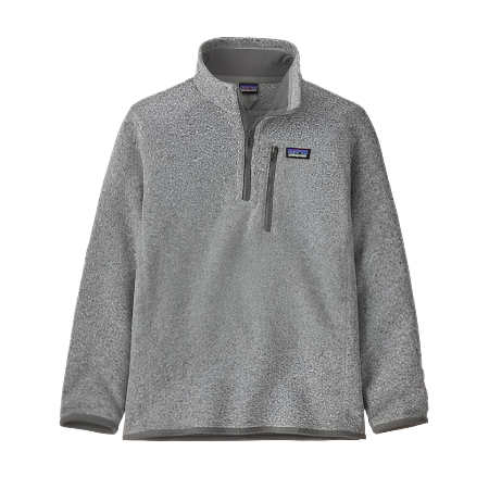 Patagonia Kid's Better Sweater 1/4 Zip Fleece Jacket Stonewash