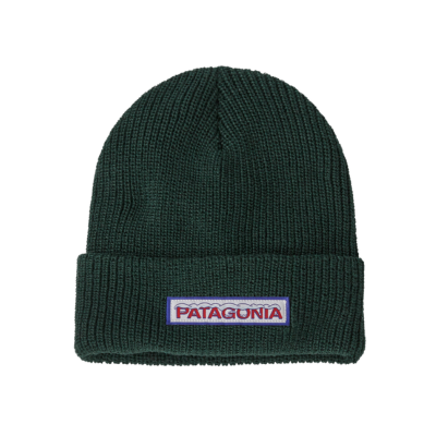 Patagonia Kid's Logo Beanie Chill: Conifer Green