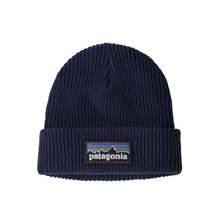 Patagonia Kid's Logo Beanie P6 Logo New Navy Winter Cap