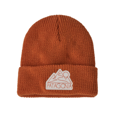 Patagonia Kid's Logo Beanie Z's and S's: Redtail Rust