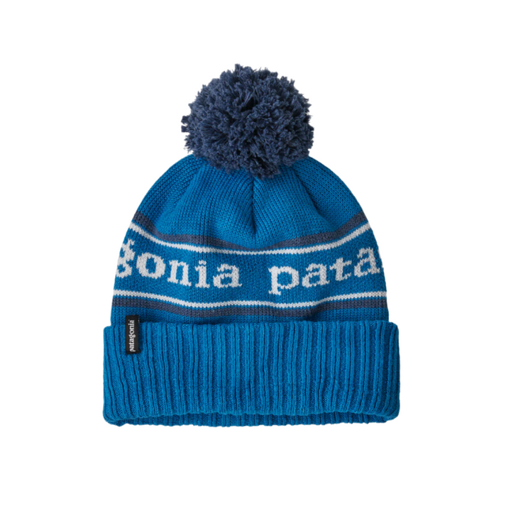 Patagonia Kid's Powder Town Beanie Park Stripe Endless Blue