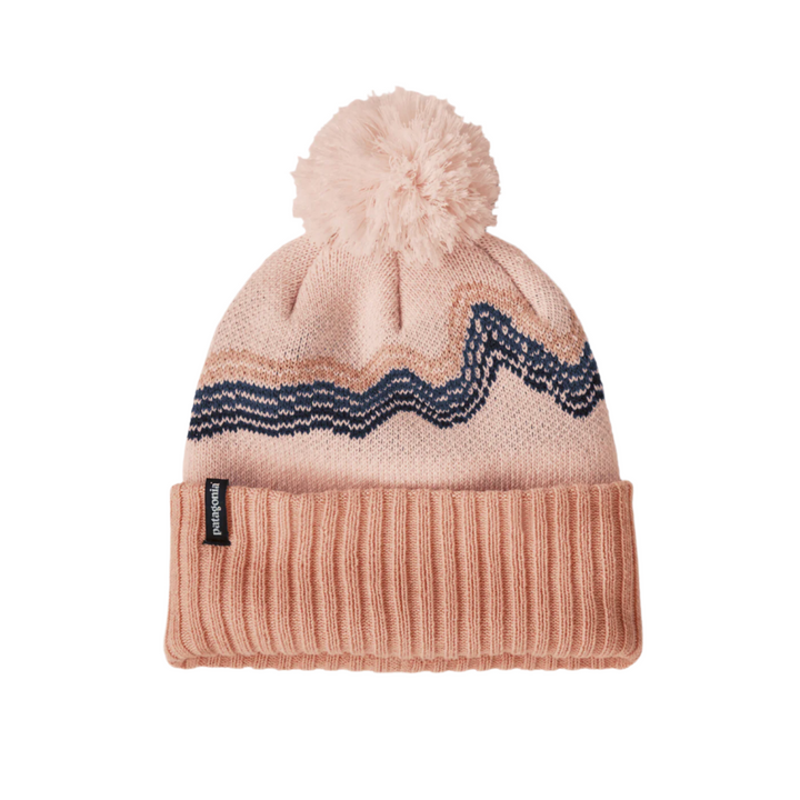 Patagonia Kid's Powder Town Beanie Ridge Rise Mallow Pink