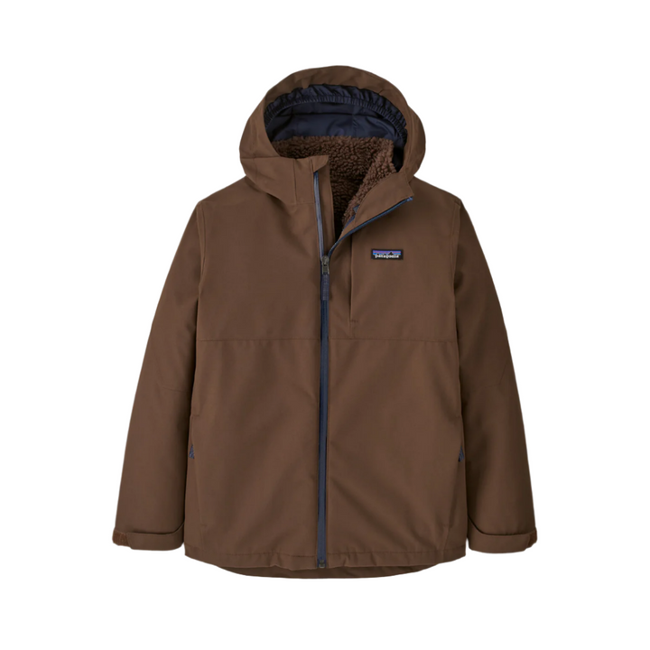 Patagonia 4 in 1 Everyday Jacket Boys Molasses Brown Xs