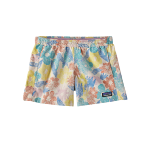 Patagonia Kid's Baggies Shorts 4in Unlined - Closeout Channeling Spring Natural Discount Sale