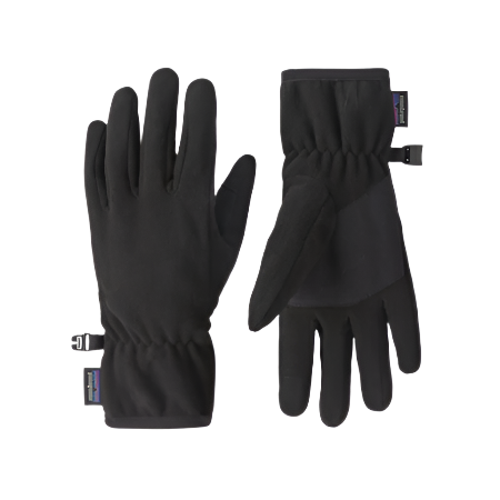 Patagonia Kid's Synch Fleece Gloves Black