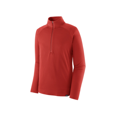 Patagonia Men's Capilene Midweight Zip Neck Baselayer Crew Amanita Red