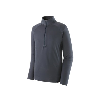 Patagonia Men's Capilene Midweight Zip Neck Baselayer Crew Smolder Blue
