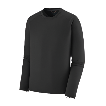 Patagonia Men's Capilene Thermal Weight Crew Black Baselayer Shirt