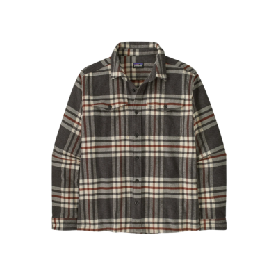 Patagonia Men's Fjord Flannel Catch Ink Black