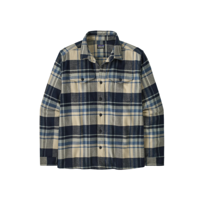 Patagonia Men's Fjord Flannel Hibernate Sunken Blue