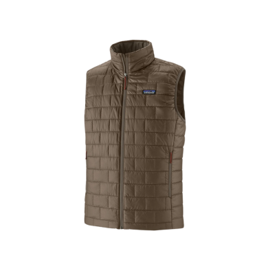 Patagonia Men's Nano Puff Activewear Outerwear Vest  Marlow Brown