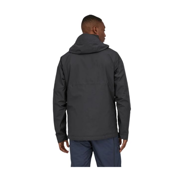 Patagonia Men's 3-in-1 Powder Town Black Ski & Snowboard Waterproof Winter Jacket with removable liner