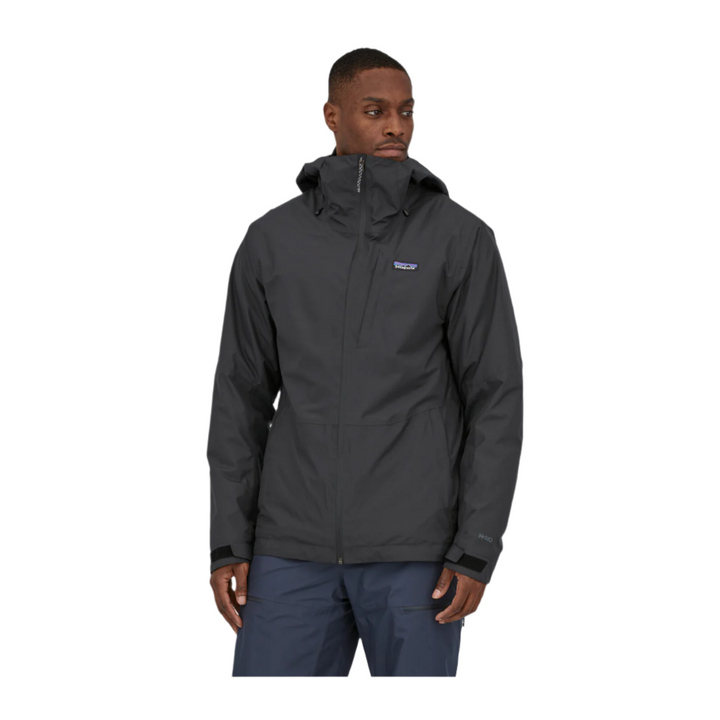 Patagonia Men's 3-in-1 Powder Town Black Ski & Snowboard Waterproof Insulated Jacket