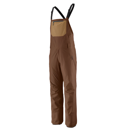 Patagonia Men's Powder Town Bibs Closeout Moose Brown