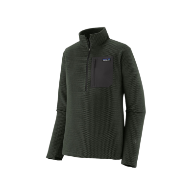 Patagonia Men's R1 Air Zip Neck Fleece Jacket Old Growth Green