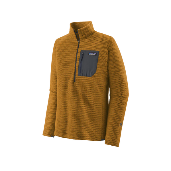 Patagonia Men's R1 Air Fleece Zip Neck Raptor Brown