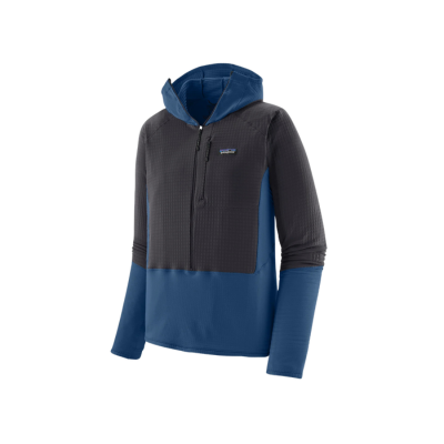 Patagonia Men's R1 Pullover Fleece Hoody Clement Blue