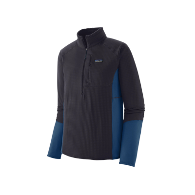 Patagonia Men's R1 Pullover Fleece Jacket Sunken Blue
