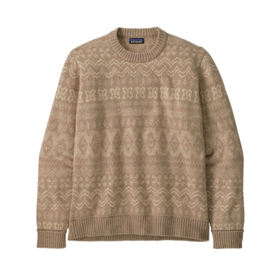 Patagonia Men's Recycled Wool-Blend Sweater Helmsman: Seabird Grey