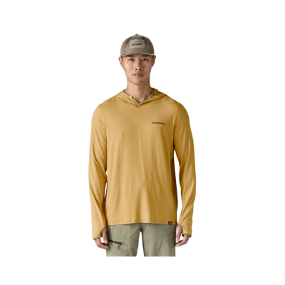 Patagonia Men's Tropic Comfort Natural Graphic Hoody Fitz Roy Tarpon Beeswax Tan 2