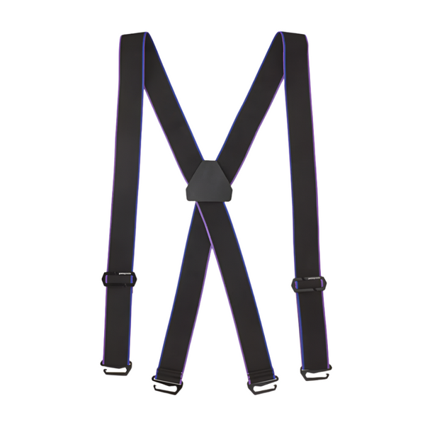 Patagonia Mountain Suspenders Fitz Roy Stripe Black