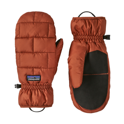 Patagonia Nano Puff Mitts Burnished Red Winter Mittens