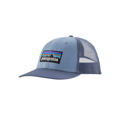 Patagonia P-6 Logo LoPro Trucker Hat Barnacle Blue