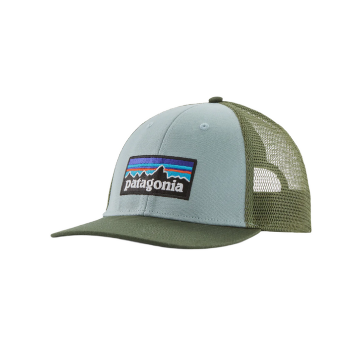 Patagonia P-6 Logo LoPro Trucker Hat Thermal Blue