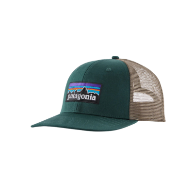 Patagonia P-6 Logo Trucker Hat Cascade Green
