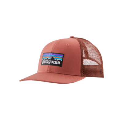 Patagonia P-6 Logo Trucker Hat Potters Red
